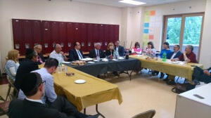 Highland Park/Edison community members meet with legislators to discuss the security bill