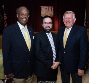 Senator Nathaniel McFadden (recipient of 2015 "Champion of Education" award), Rabbi Sadwin, Senator Ed DeGrange (2013 awardee).