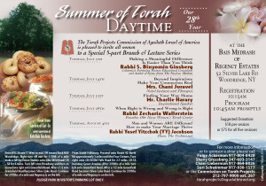Summer of Torah Daytime