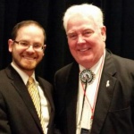 Rabbi A.D. Motzen with Speaker of the Nevada Assembly John Hambrick