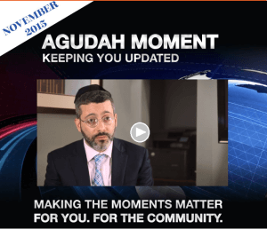 Newest Agudah Moment video from Agudath Israel of Illinois