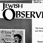 The Jewish Observer Vol. 2 No. 4 January 1965/Adar I 5725