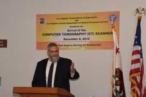 Dr. Irving Lebovics, Chairman Presidium, Agudath Israel of California