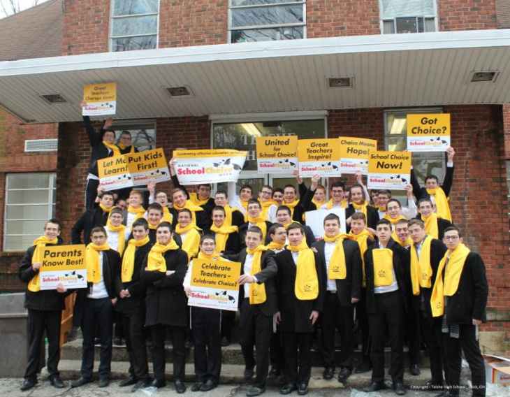 Telshe Yeshiva in Wickliffe Ohio getting ready to celebrate School Choice Week  (Send in your photos next so we can include you or your school in this space next week)
