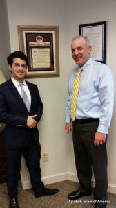 Agudath Israel of Ohio Director Rabbi Yitz Frank with Ohio State Senator Matt Huffman (R-Lima)