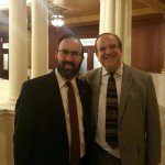 Rabbi Sadwin with PA State Senator Dinniman