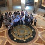 Torah Academy of Minneapolis students on a recent visit to the state Capitol.
