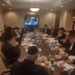 Moetzes Gedolei HaTorah Meeting Yesterday at Agudath Israel Headquarters