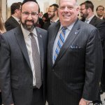 Rabbi Sadwin with Governor Hogan