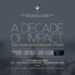 Save the Date:October 14th 2018   Agudath Israel of Maryland to Celebrate a Decade of Impact