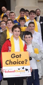 Torah Day School of Atlanta students at a past National School Choice Week event.