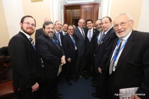Representative Paul Ryan with members of Agudath Israel of America's Board of Trustees, February, 2015