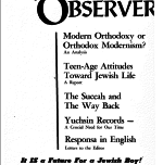 The Jewish Observer Vol. 3 No. 8 October 1966/ Tishrai 5727