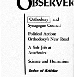 The Jewish Observer Vol. 3 No. 9 November 1966/ Cheshvan 5727