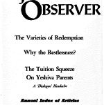 The Jewish Observer Vol. 5 No. 1 March 1968/Adar 5728