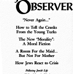 The Jewish Observer Vol. 5 No. 8 February 1969/Adar 5728