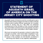 Statement of Agudath Israel of America on the Jersey City Shooting